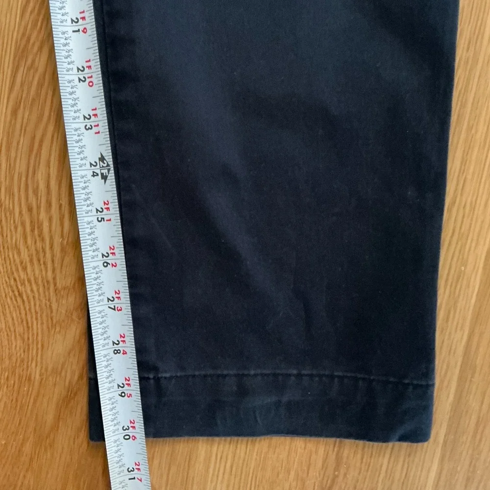 Polo Ralph Lauren Stretch Straight‎ Fit Chinos 36x30 Navy Blue Cotton Pants